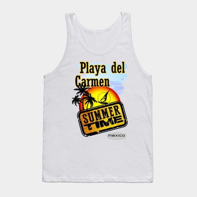 Playa del Carmen, Mexico Tank Top by dejava